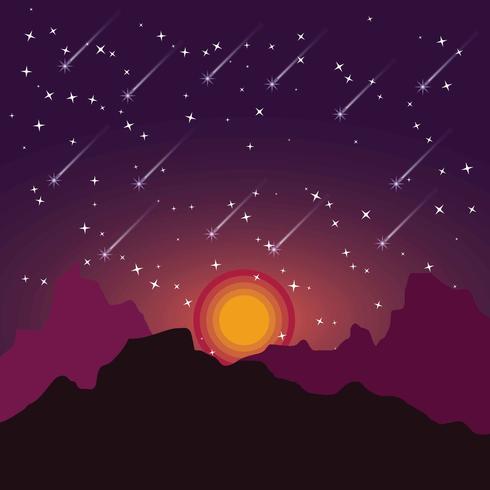 Star Dust Background Vector