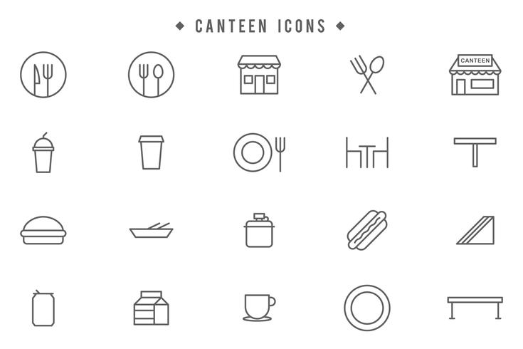 Free Canteen Vectors
