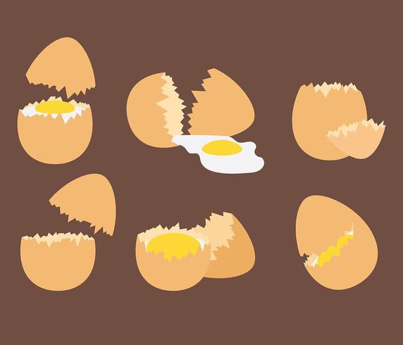 Broken Egg Vector Icon