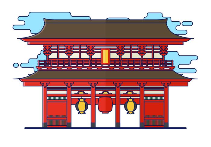 Free Shrine Vector Illustration