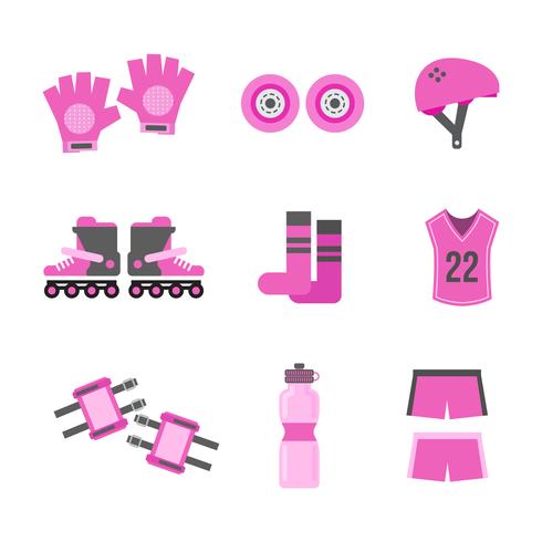 Free rollerblade vector icons