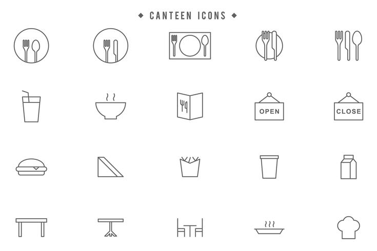 Free Canteen Vectors