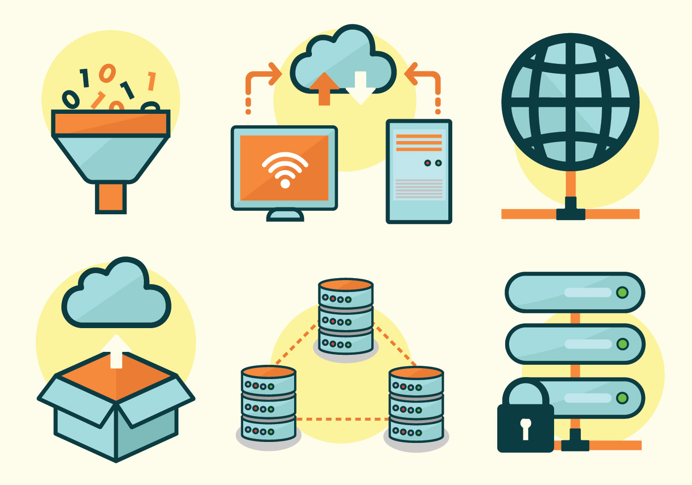 Download Database Vector Pack - Download Free Vectors, Clipart Graphics & Vector Art
