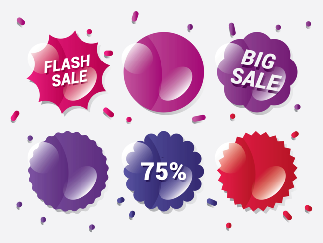 Price Flash Badges vector