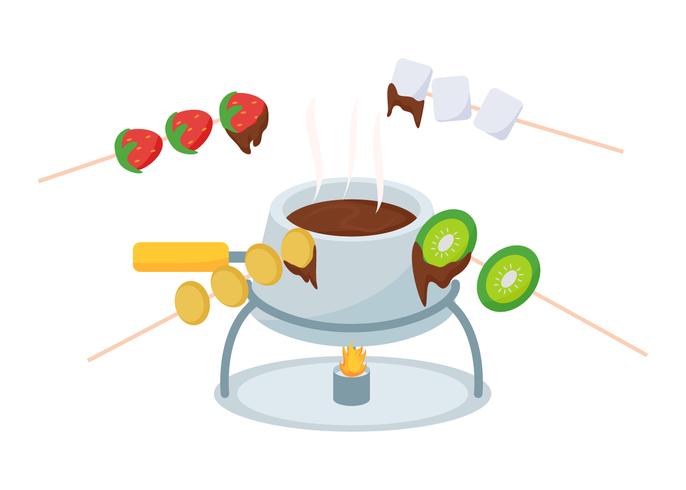 Free Fondue Chocolate Vectors