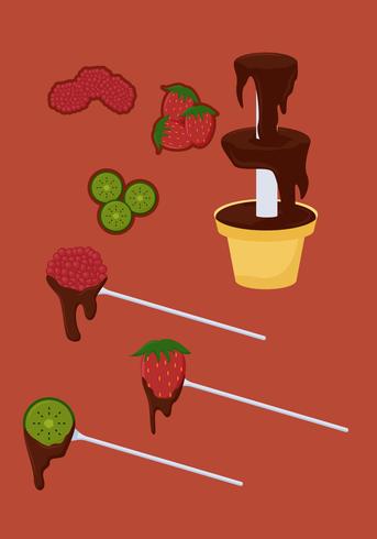 Free Fondue Chocolate Vectors