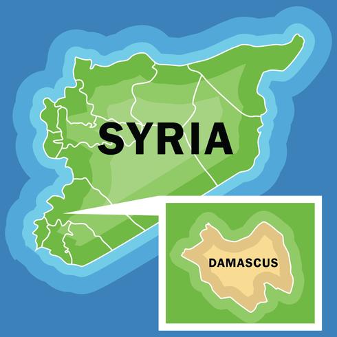 Syria Map Vector