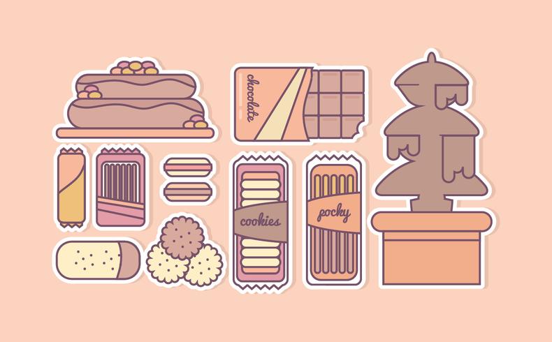 Vector Sweets Illustration