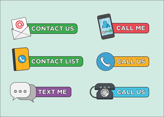 Contact Icon Vectors 