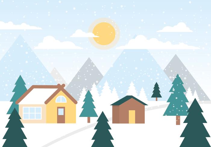 Vector de fondo de Navidad gratis