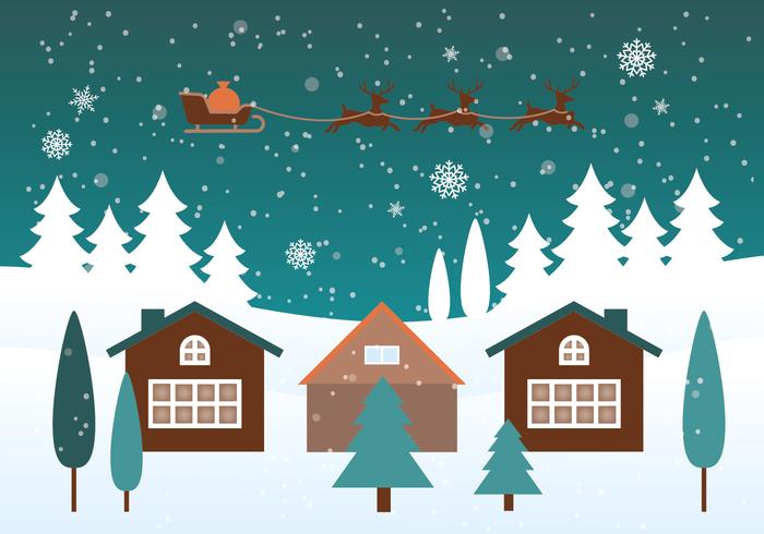 Free Christmas Background Vector