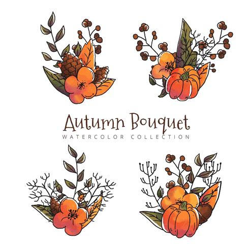 Autumn Leaves Collection To Autumn Season vector