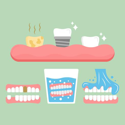 Free Unique False Teeth Vectors