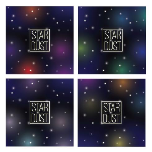 Free Star Dust Backgrounds vector