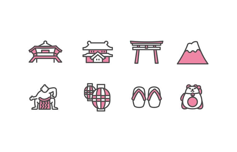 Japan Icon Pack vector