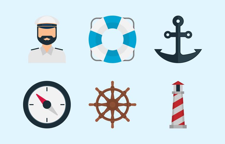 Sea Icons vector