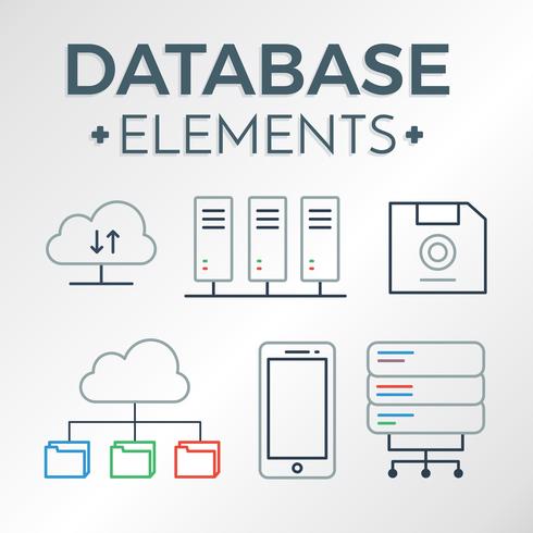 Free Database Elements Vector