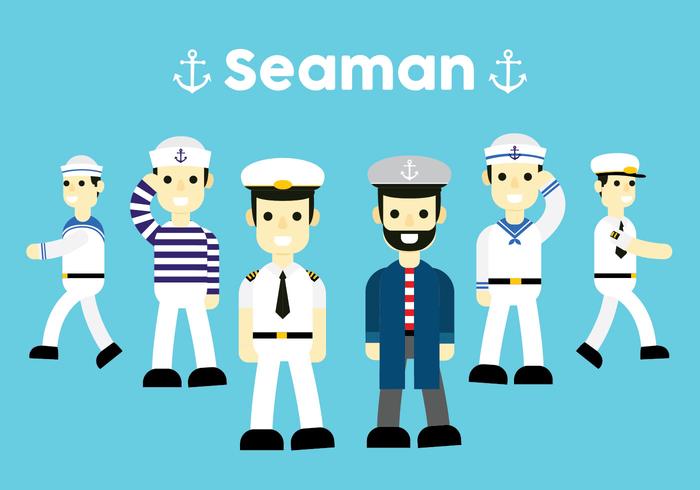 Paquete de vectores Seaman