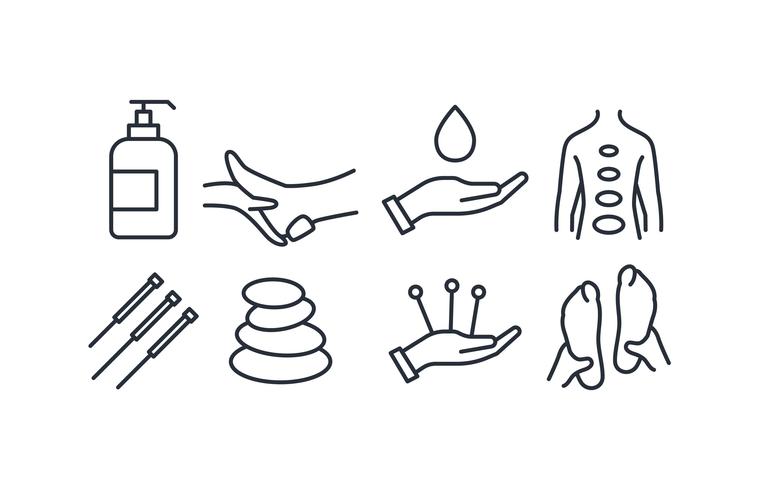 Therapy Icon Set vector