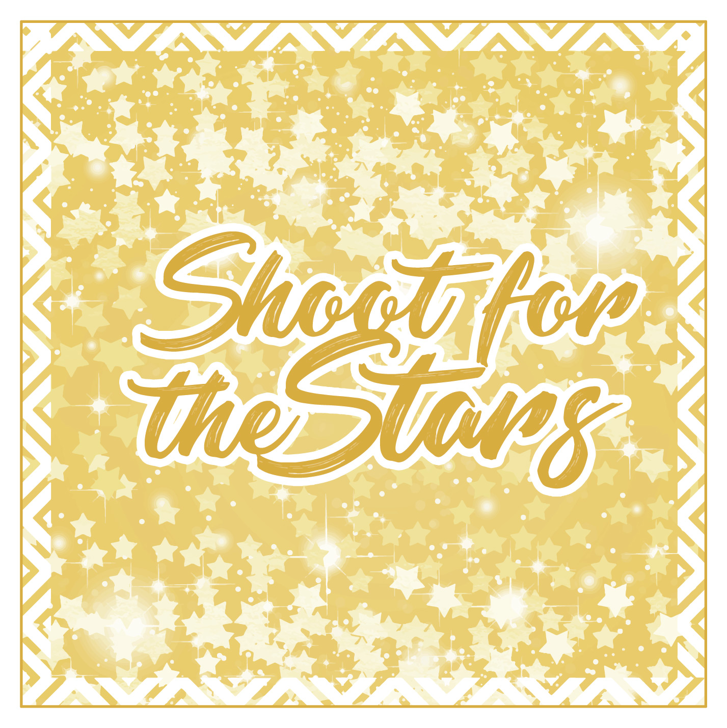 Vector Shoot For the Stars Card 166839 Vector Art at Vecteezy
