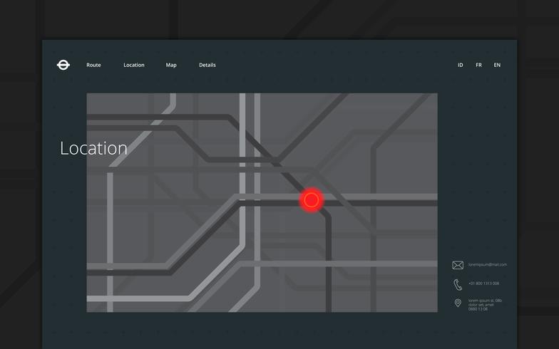 Tube Map London Transportation. Underground Railway. Metro Mass Transportation Web Template.