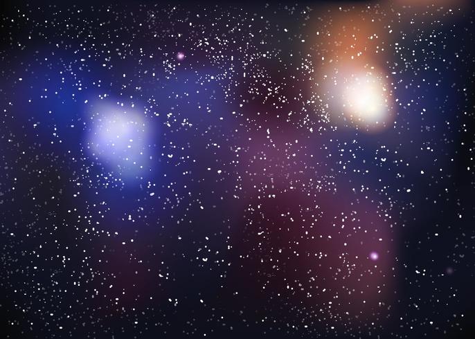 Star Dust en la galaxia vector