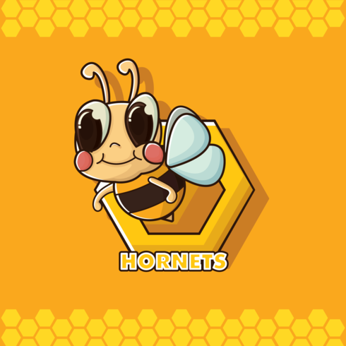 Vector de dibujos animados de Hornet gratis