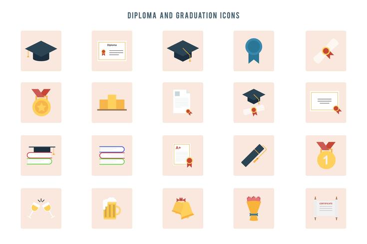 Free Diploma and Graduation Vectors