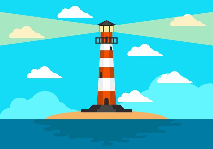 Cove With Lighthouse Background 167346 - Download Free Vectors, Clipart