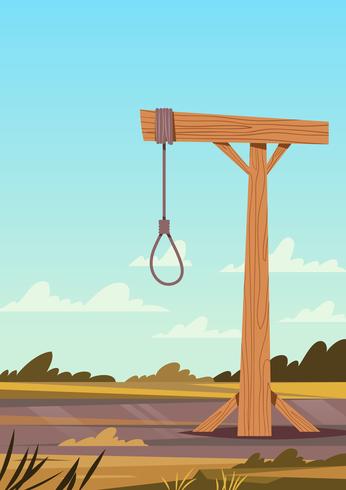 Hanging Gallows Vector 