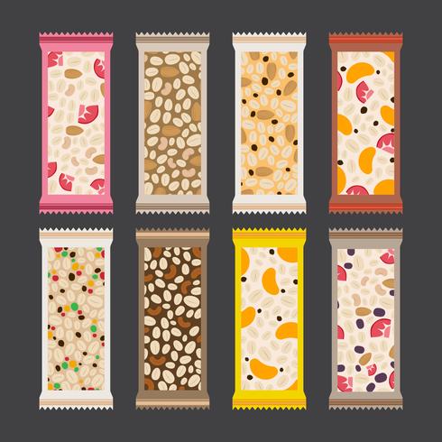 Free Granola Bar Vector Collection