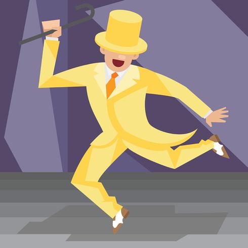 Tap Dance Vector Illustration