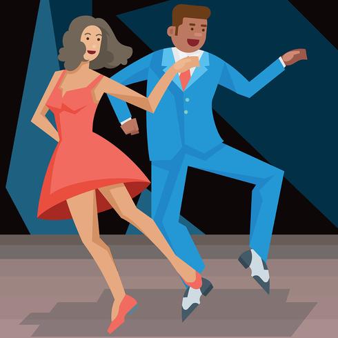 Tap Dance Vector Illustration