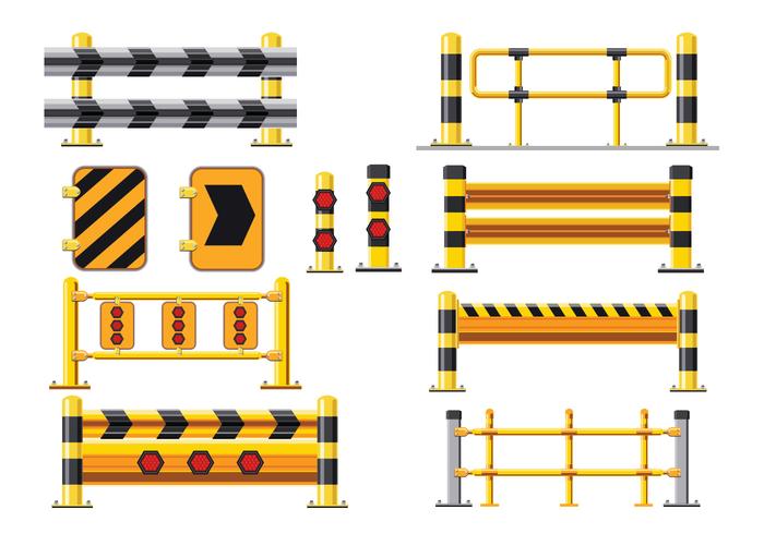 Barrier y Guard Rail Vector Pack