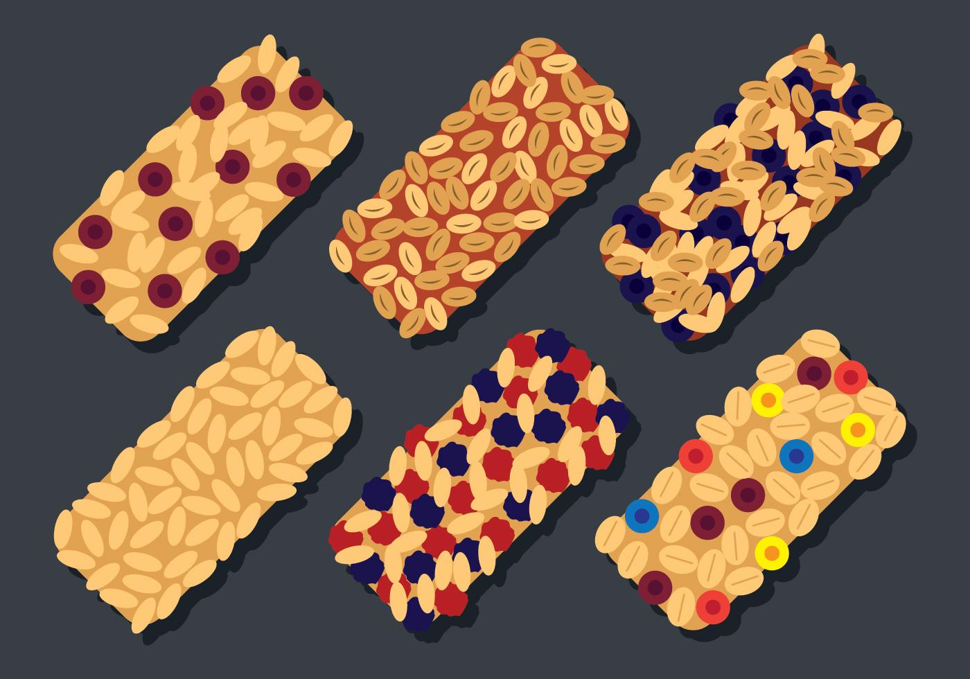 Granola Vector Icons 167411 Vector Art at Vecteezy