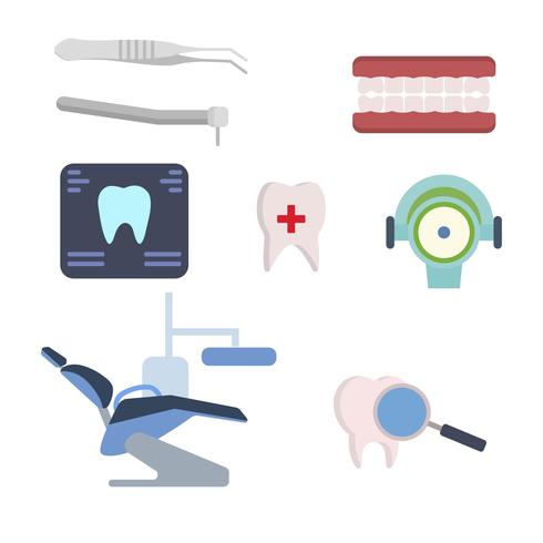 Flat Dentist Vectors 