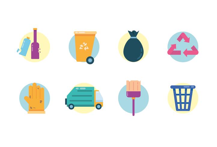Wate Management Icons vector