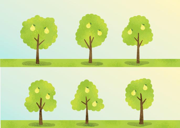 Free Peach Tree Vector