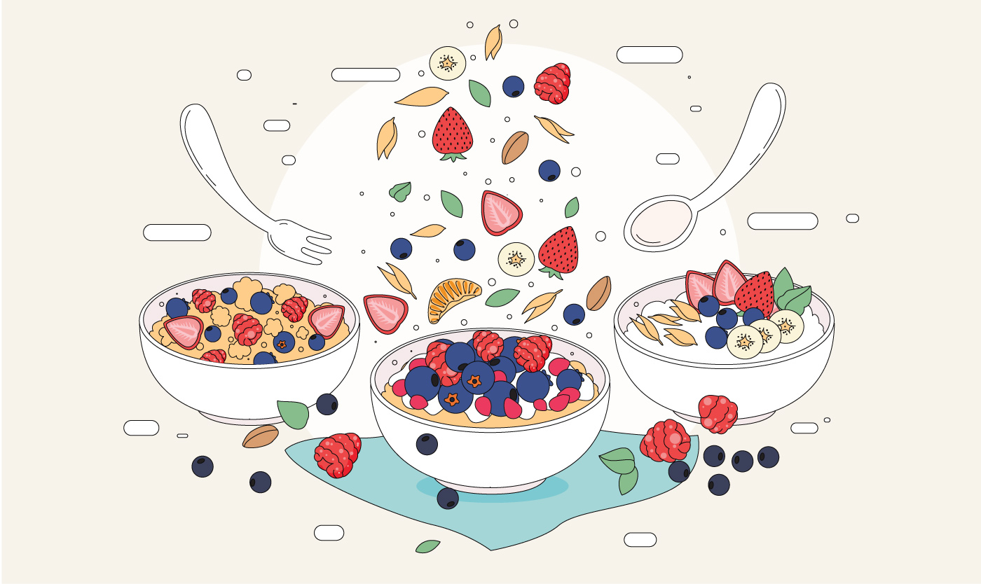 Granola Vector Art, Icons, and Graphics for Free Download