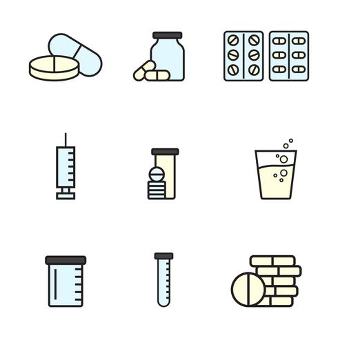 Free Supplements Vector Icons