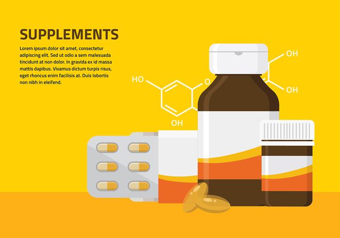 Supplements Free Vector