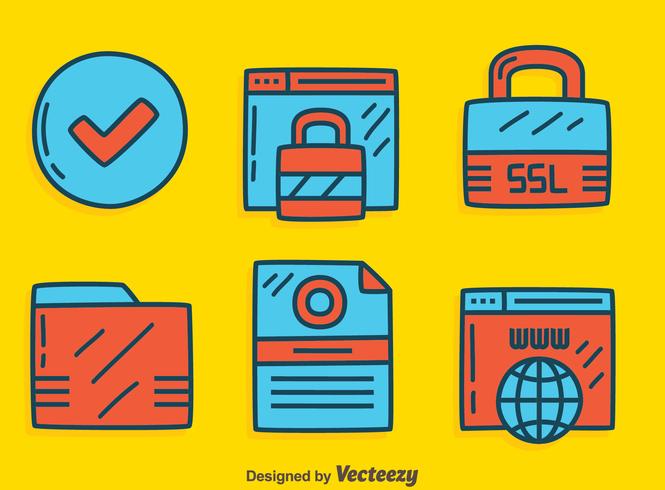 Hand Drawn Domain Element Vector