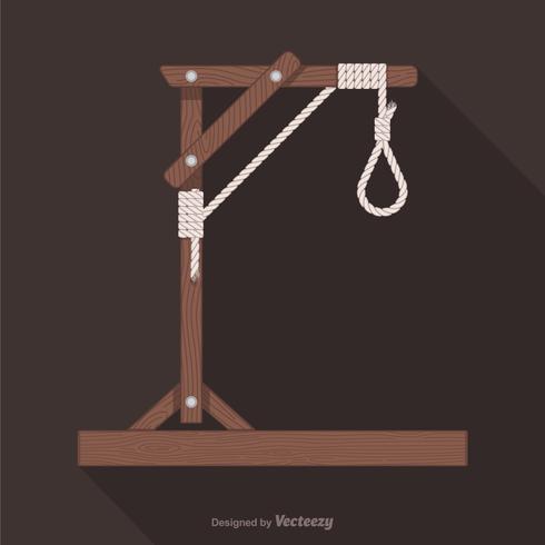 Flat Gallows Vector Design