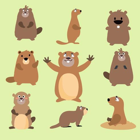 Free Flat Gopher Vector