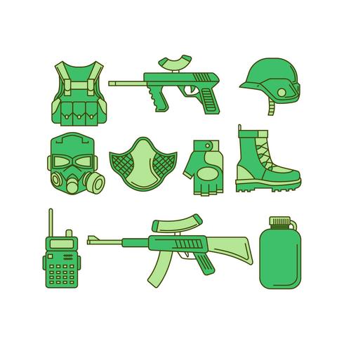 Vector libre del icono de Airsoft