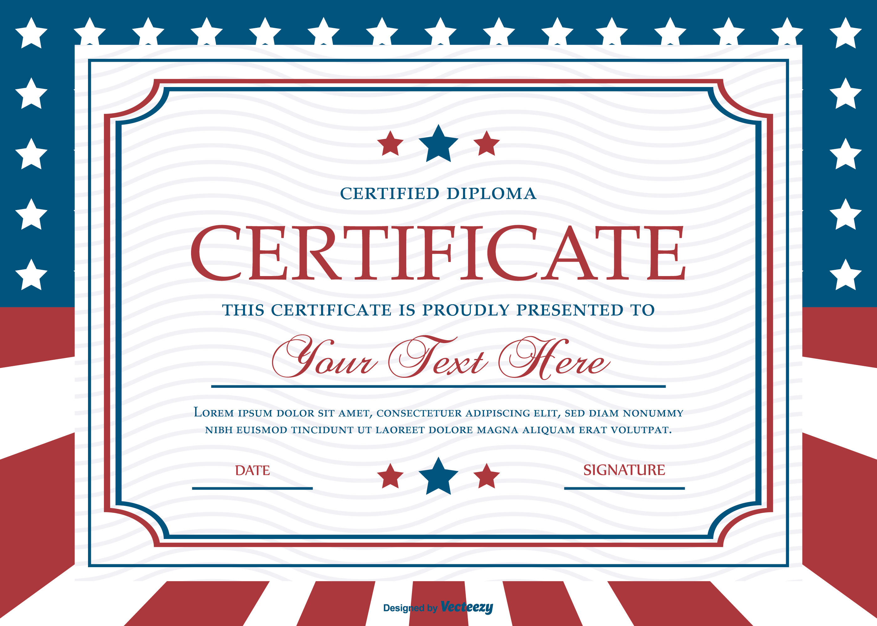 Patriotic Certificate Templates Free Printable Templates Patriotic Certificate Templates Free Printable Templates
