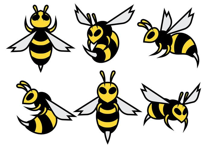 Hornets Vector Icons