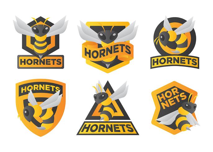Hornets Vector Icons