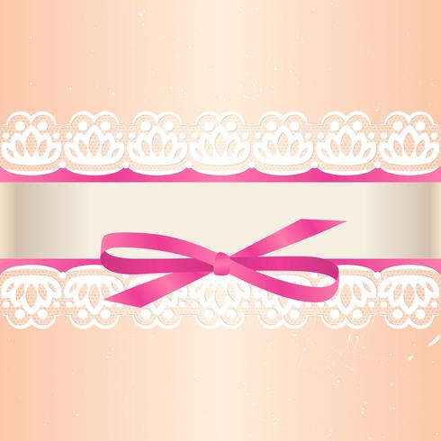 Garter Of Bride Template vector