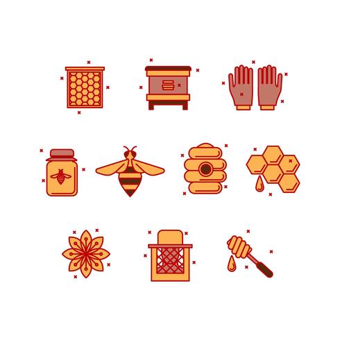 Free Beekeeping Icon Vector 